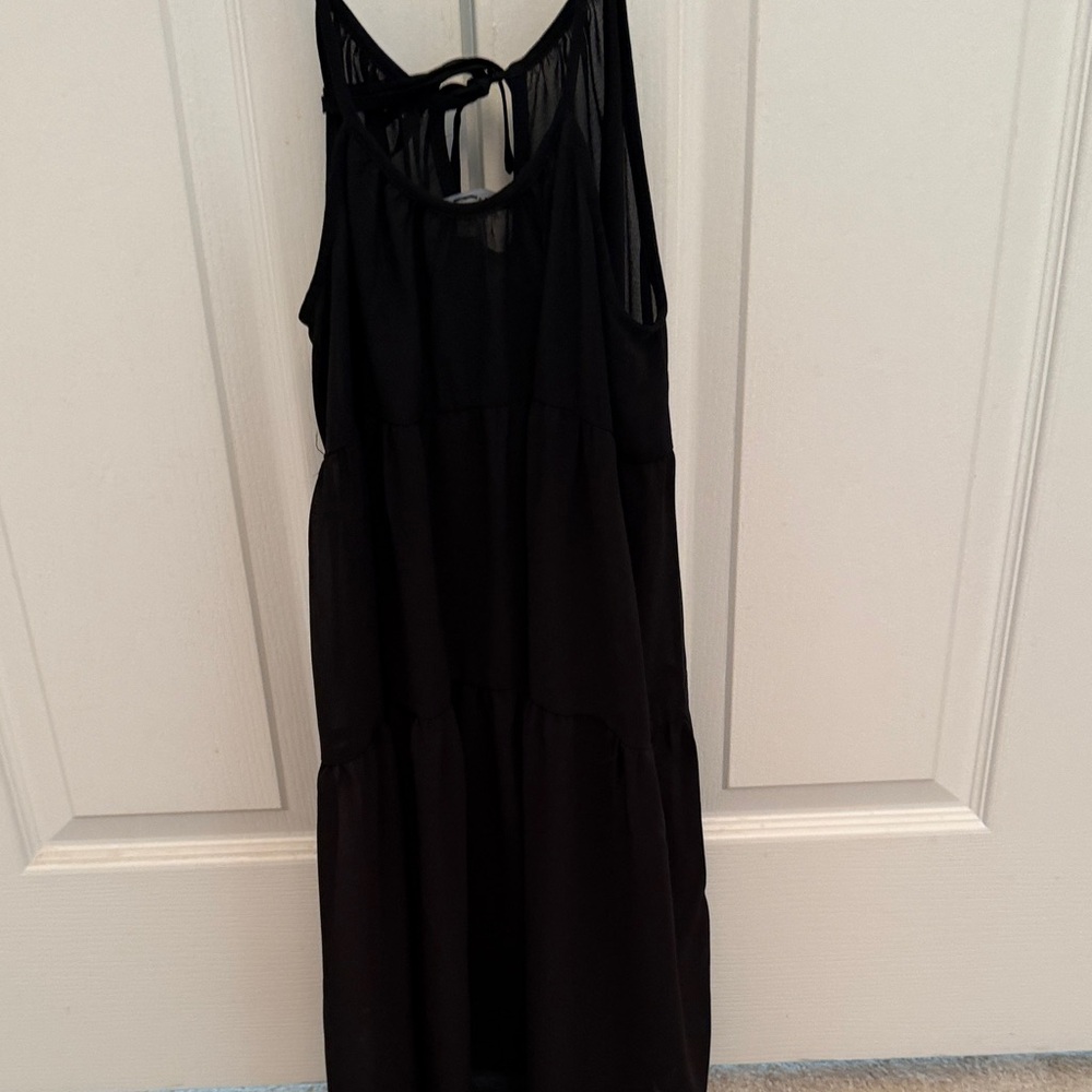 Elegant Black Sheer top